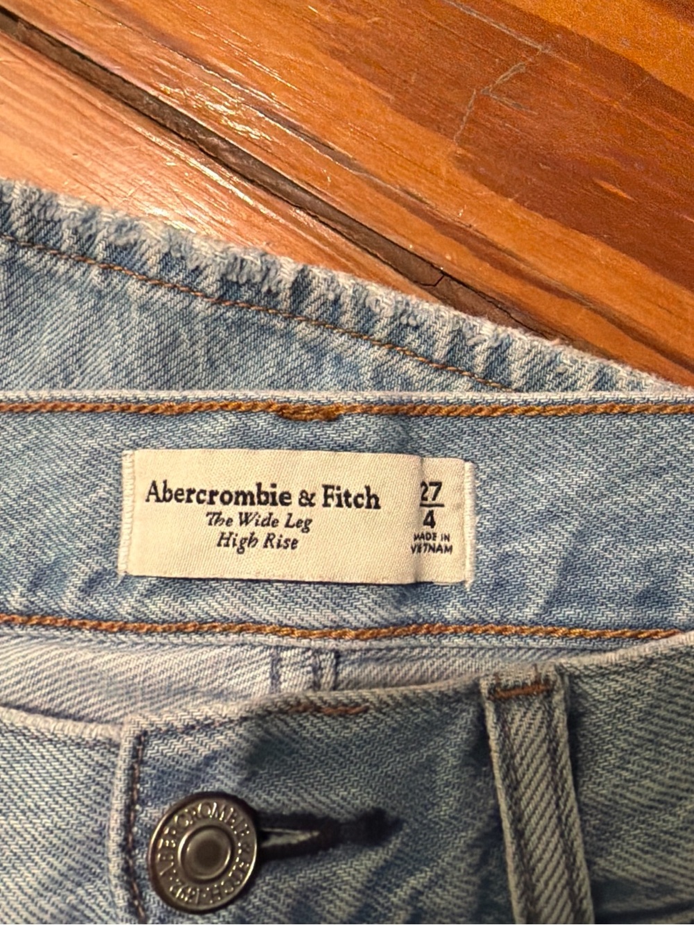 Light Blue Women's High-Rise Straight Jeans - Picture 2 of 2